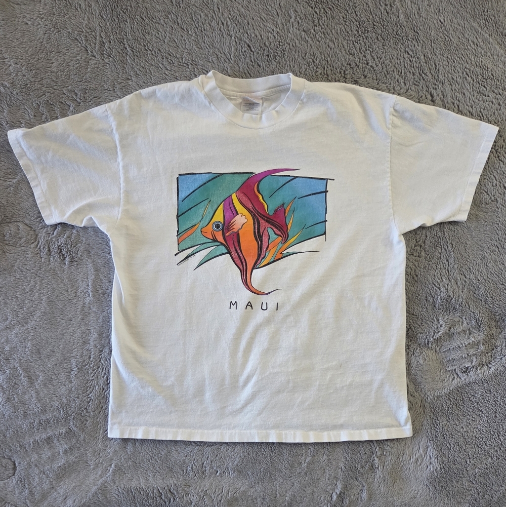 Vintage Wilson Sport Single Stitch T-Shirt - Maui Tropical Fish